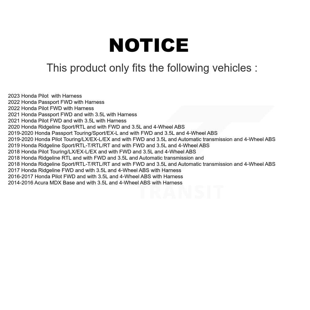 Mpulse - SEN-2ABS2969 - Rear Left ABS Wheel Speed Sensor image 2