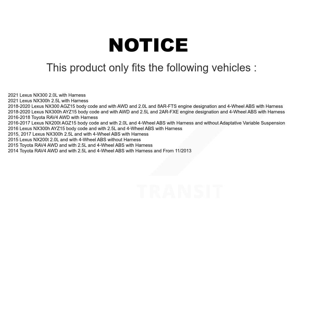 Mpulse - SEN-2ABS2995 - Rear Right ABS Wheel Speed Sensor image 2