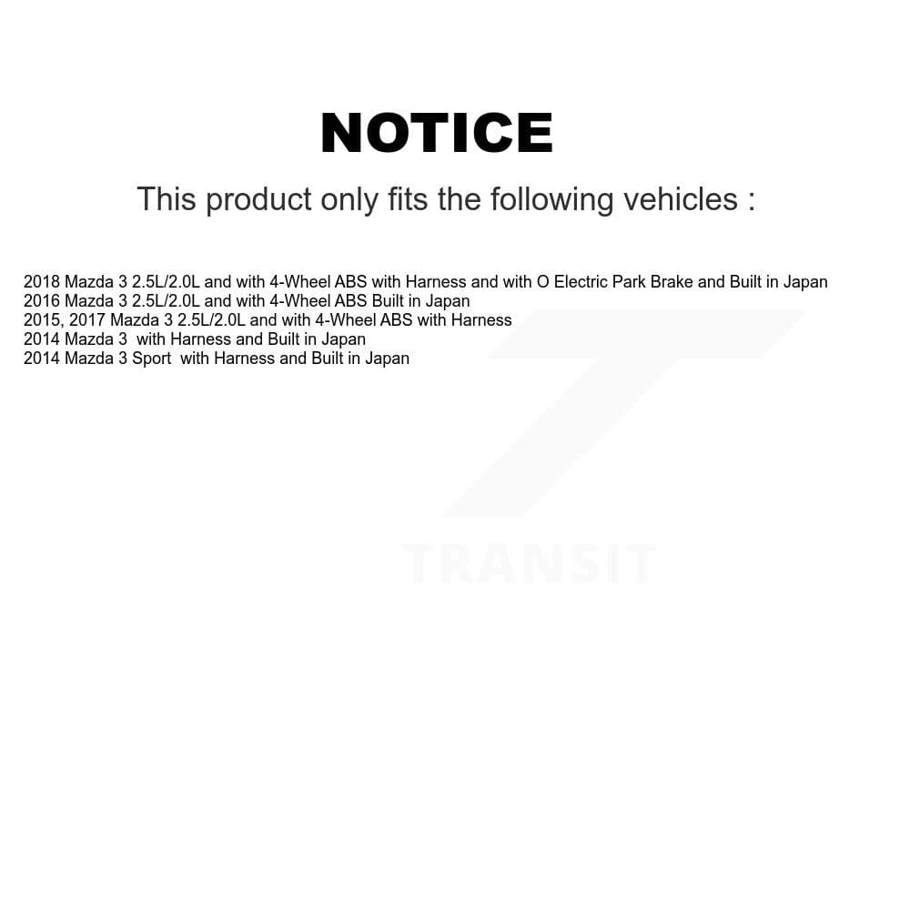 Mpulse - SEN-2ABS3012 - Rear ABS Wheel Speed Sensor image 2