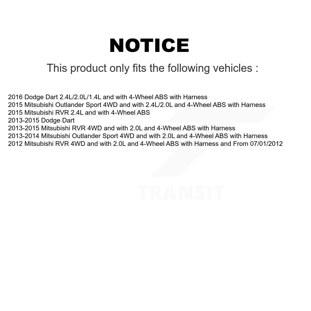Mpulse - SEN-2ABS3148 - Rear Left ABS Wheel Speed Sensor image 2