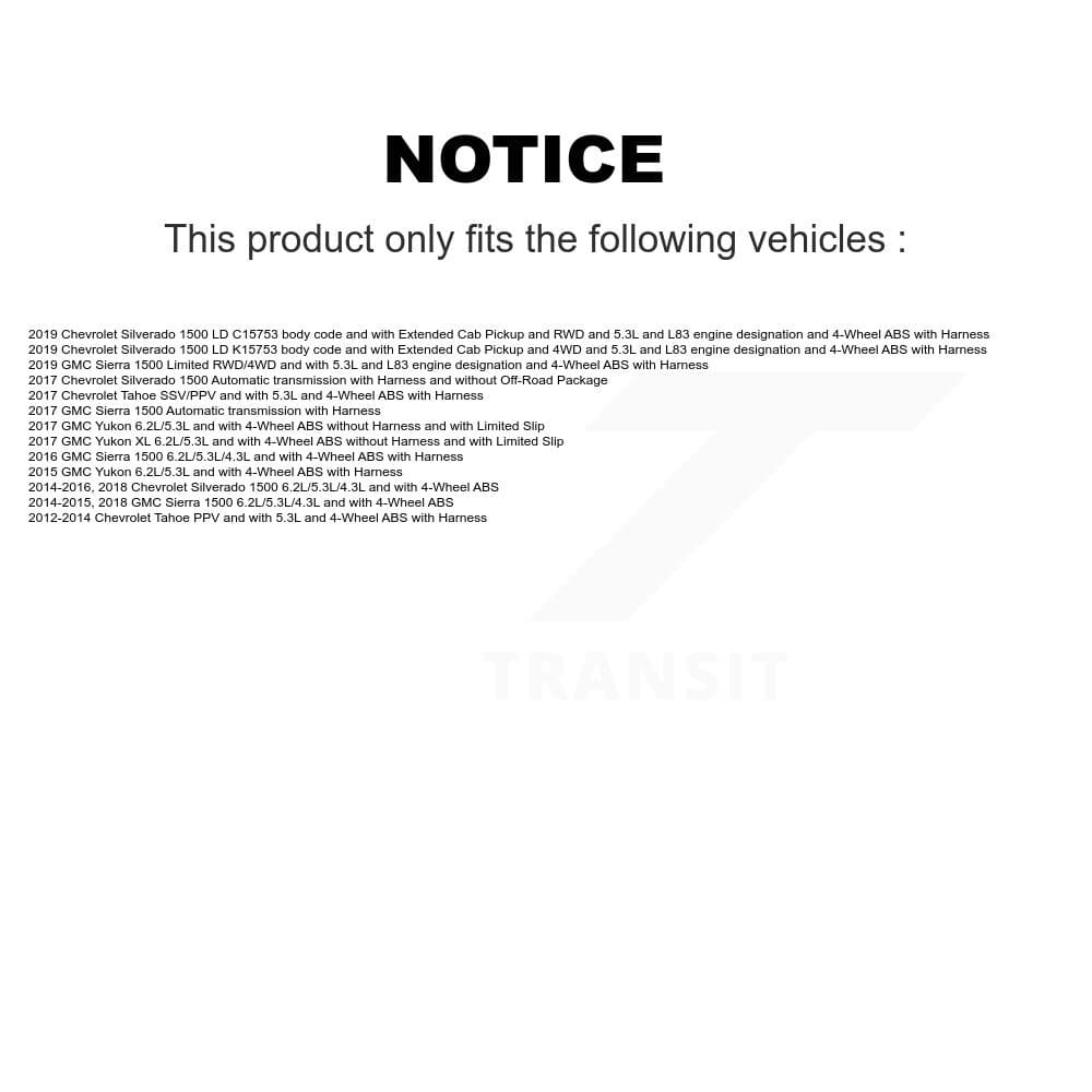 Mpulse - SEN-2ABS3151 - Rear ABS Wheel Speed Sensor image 2