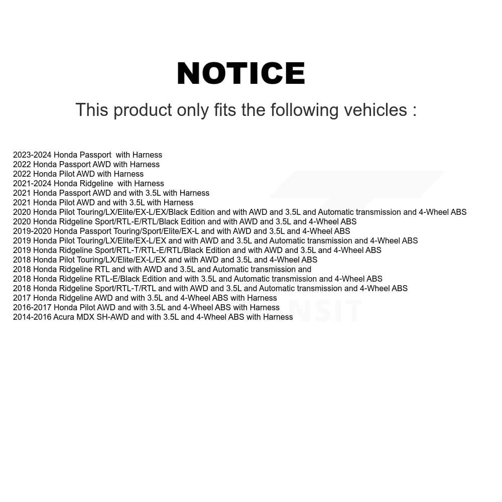 Mpulse - SEN-2ABS3210 - Rear Left ABS Wheel Speed Sensor image 2