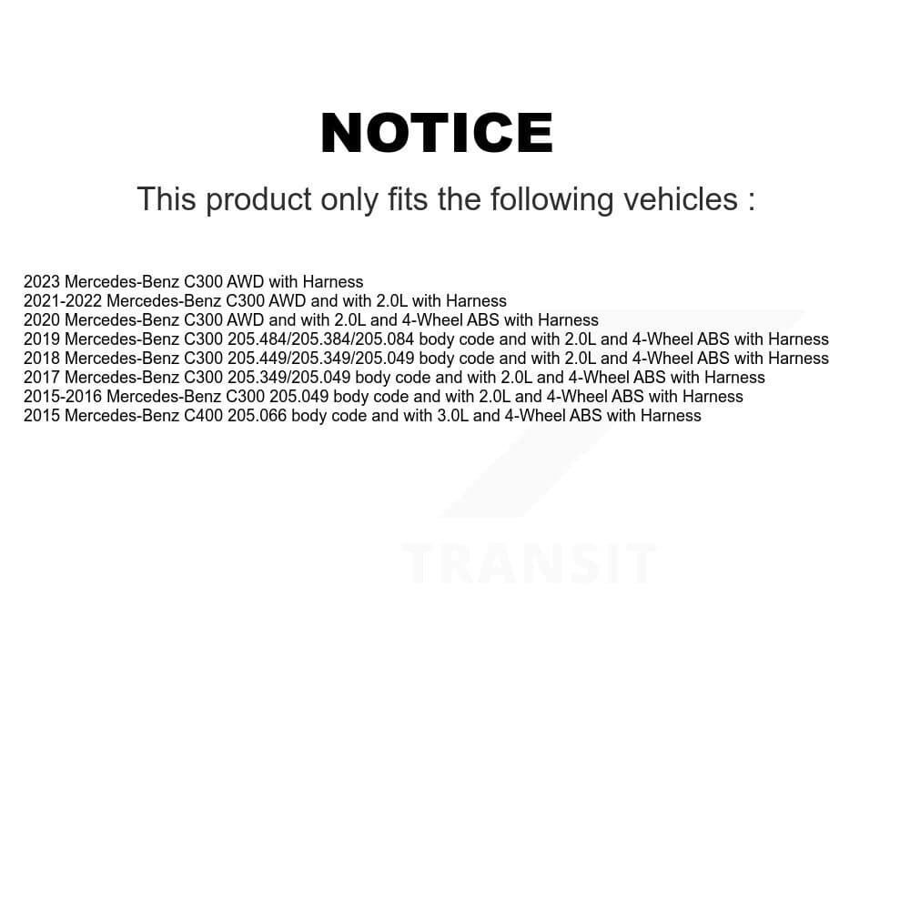 Mpulse - SEN-2ABS3223 - Front Left ABS Wheel Speed Sensor image 2