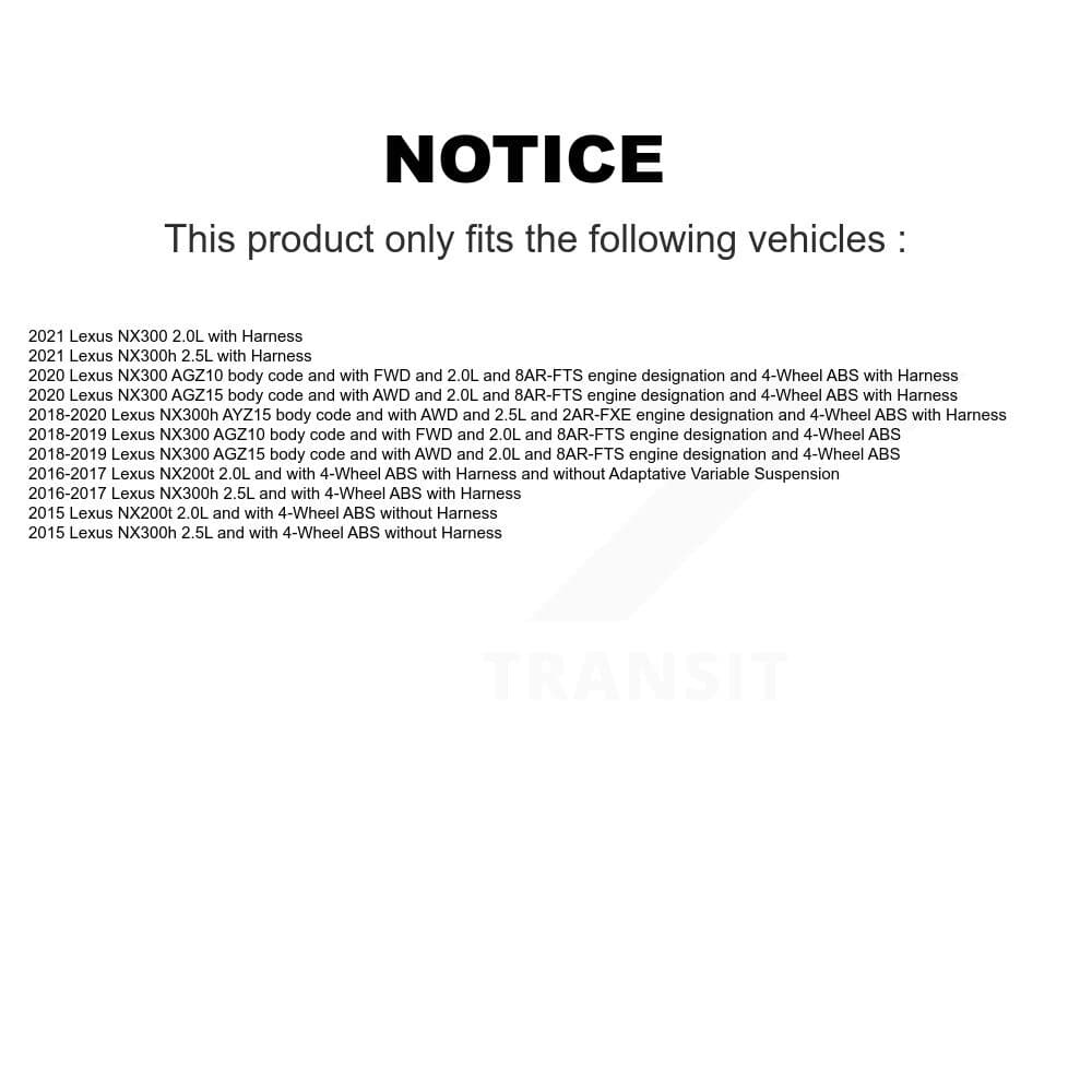 Mpulse - SEN-2ABS3231 - Front Left ABS Wheel Speed Sensor image 2