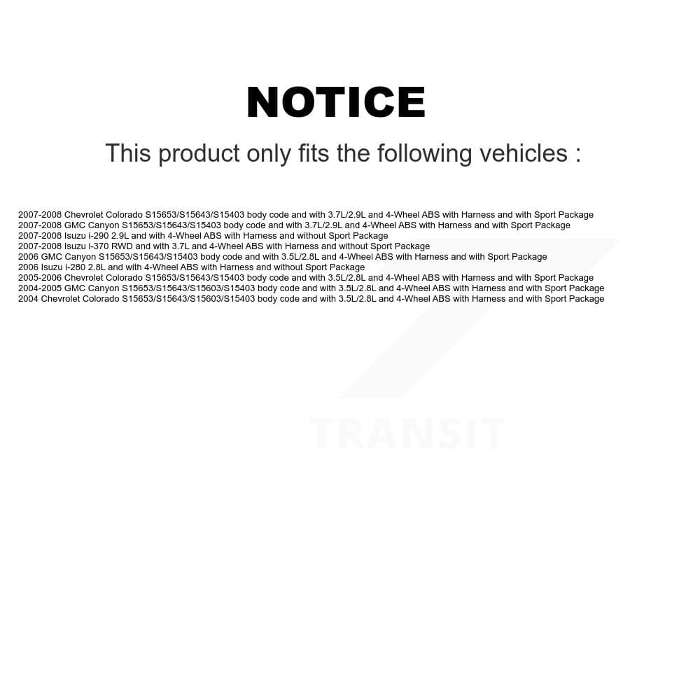 Mpulse - SEN-2ABS3298 - Front Right ABS Wheel Speed Sensor image 2