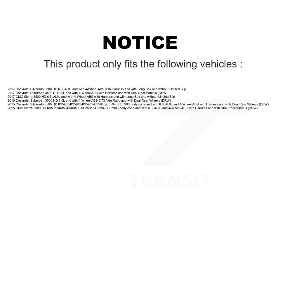 Mpulse - SEN-2ABS3340 - Rear Right ABS Wheel Speed Sensor image 2