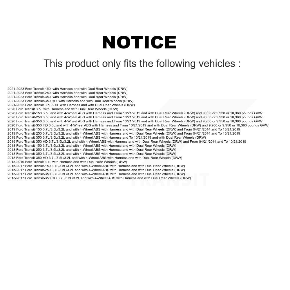 Mpulse - SEN-2ABS3946 - Rear ABS Wheel Speed Sensor image 2