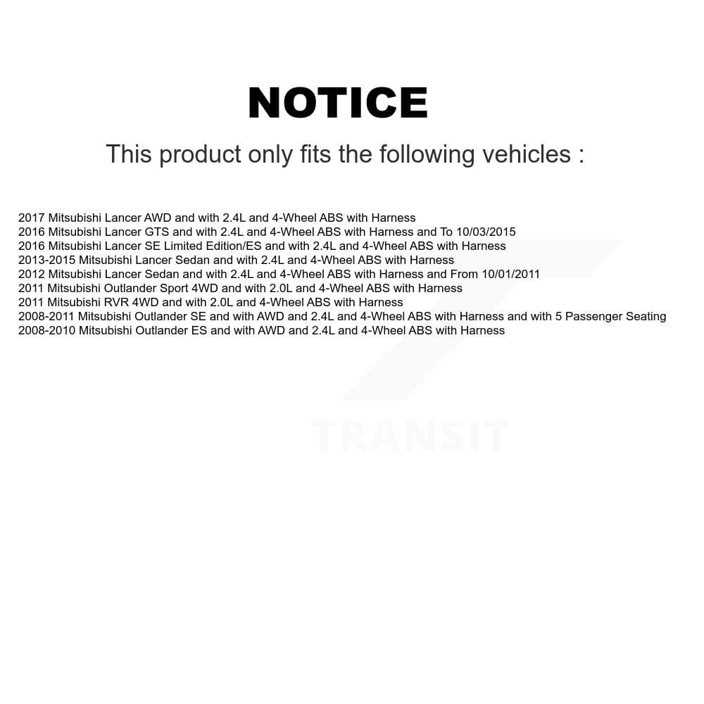 Mpulse - SEN-2ABS4043 - Rear Left ABS Wheel Speed Sensor image 2