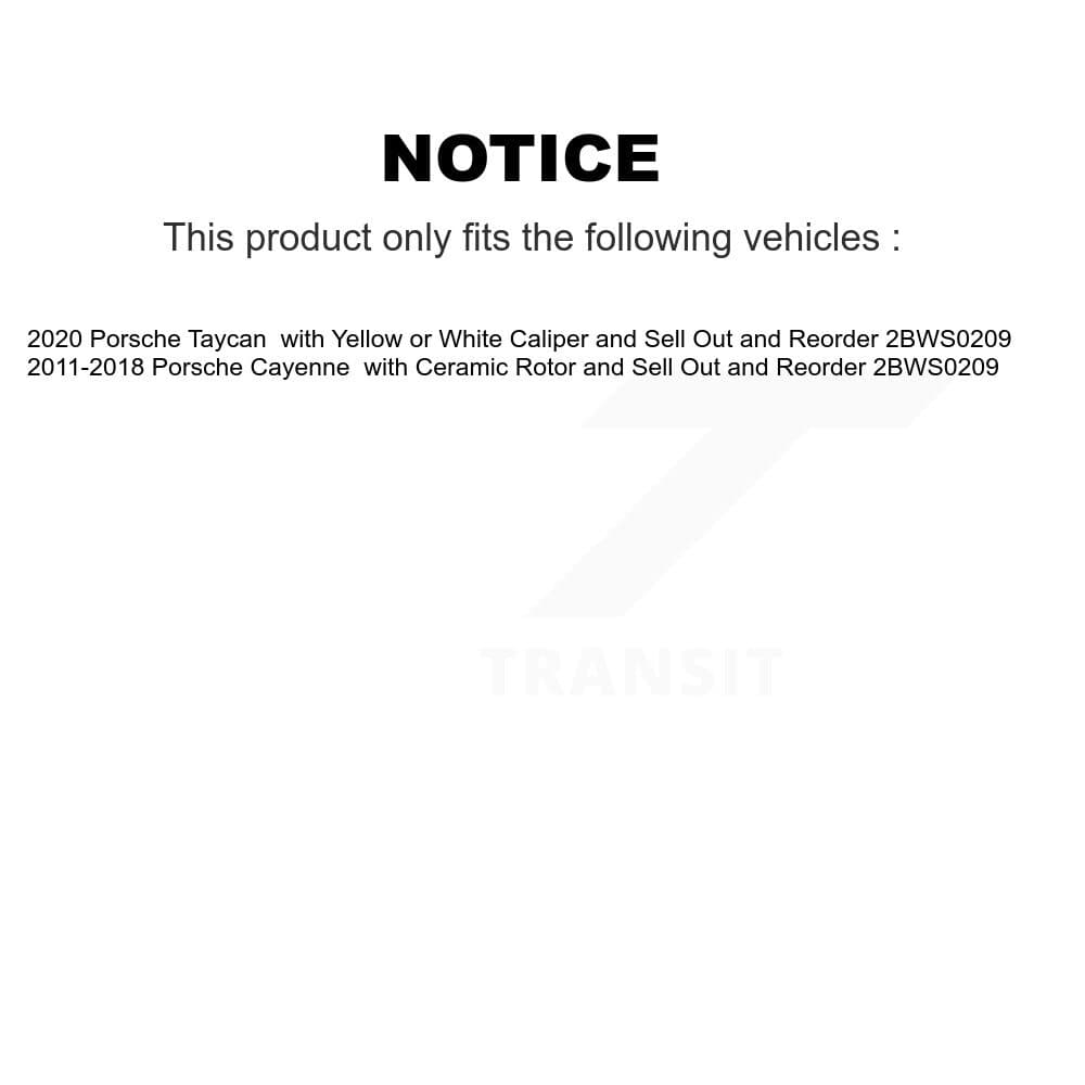 Mpulse - SEN-2BWS0209 - Front Disc Brake Pad Wear Sensor image 2
