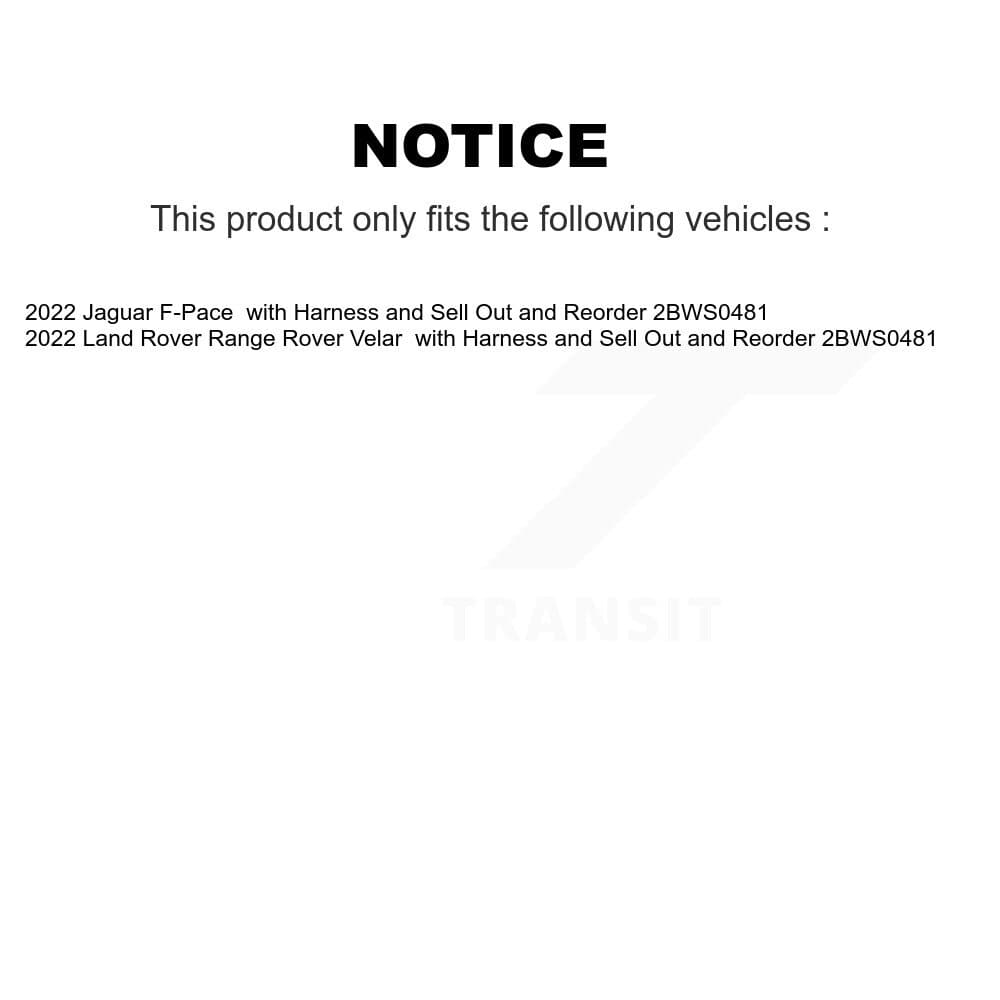Mpulse - SEN-2BWS0489 - Front Disc Brake Pad Wear Sensor image 2