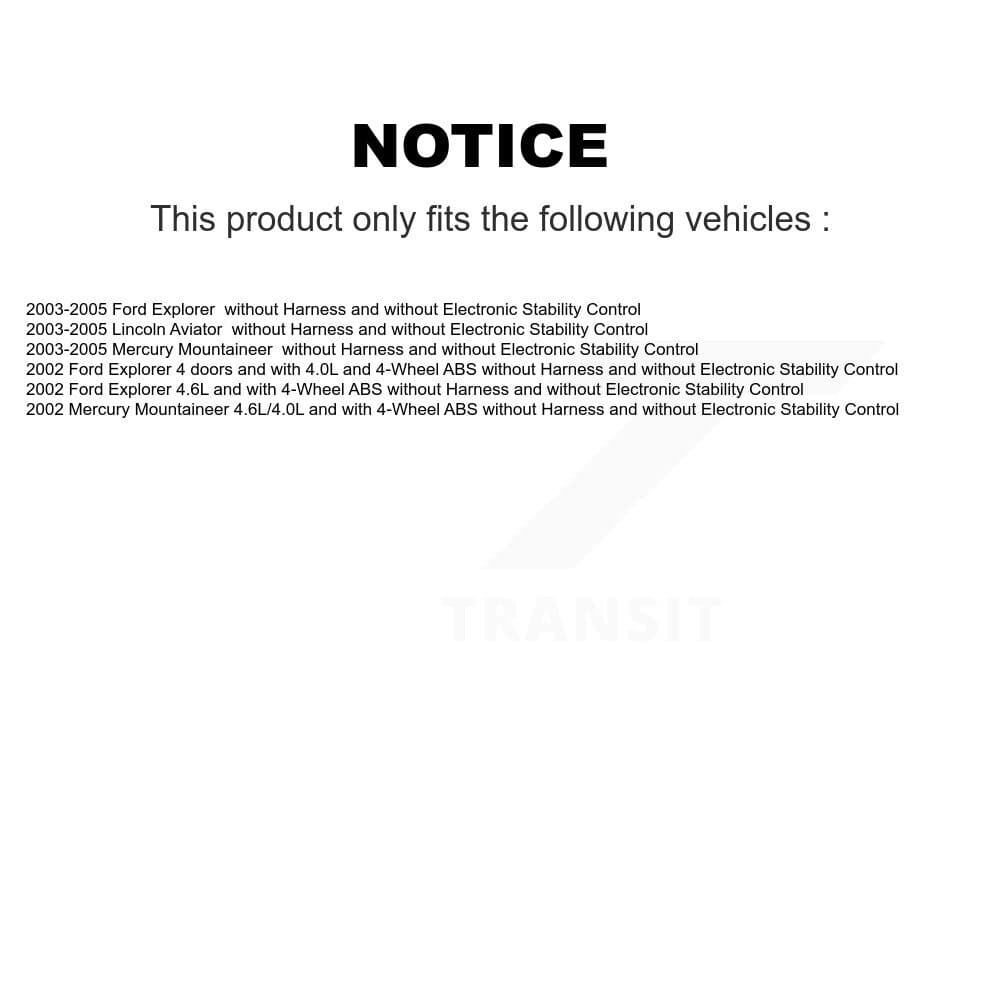 Mpulse - SEN-2VSS0018 - Rear Center ABS Wheel Speed Sensor image 2