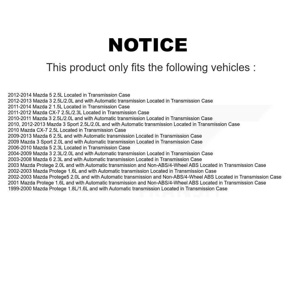 Mpulse - SEN-2VSS0096 - Vehicle Speed Sensor image 2