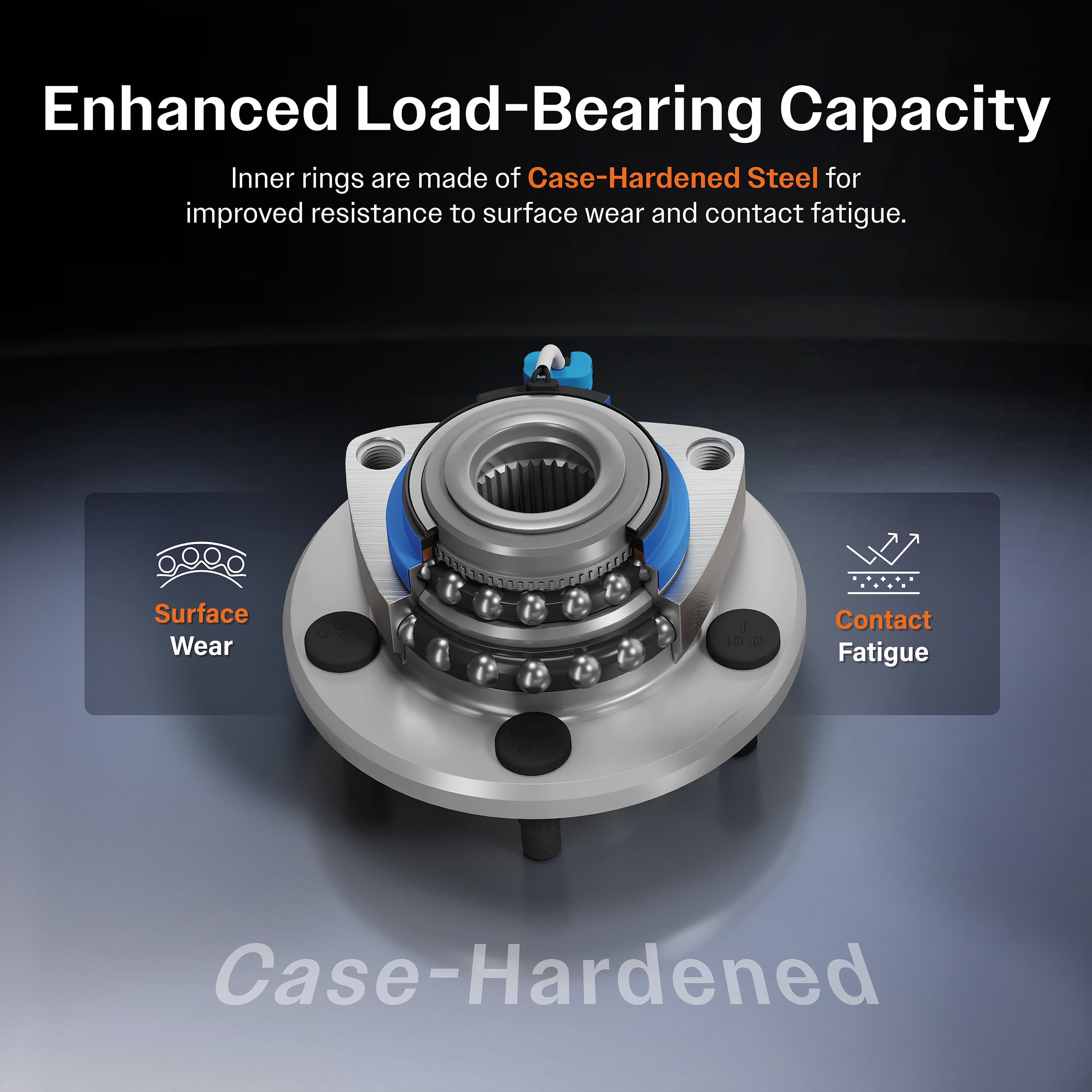 Kugel - 70-515202 - Front Wheel Bearing and Hub Assembly image 6
