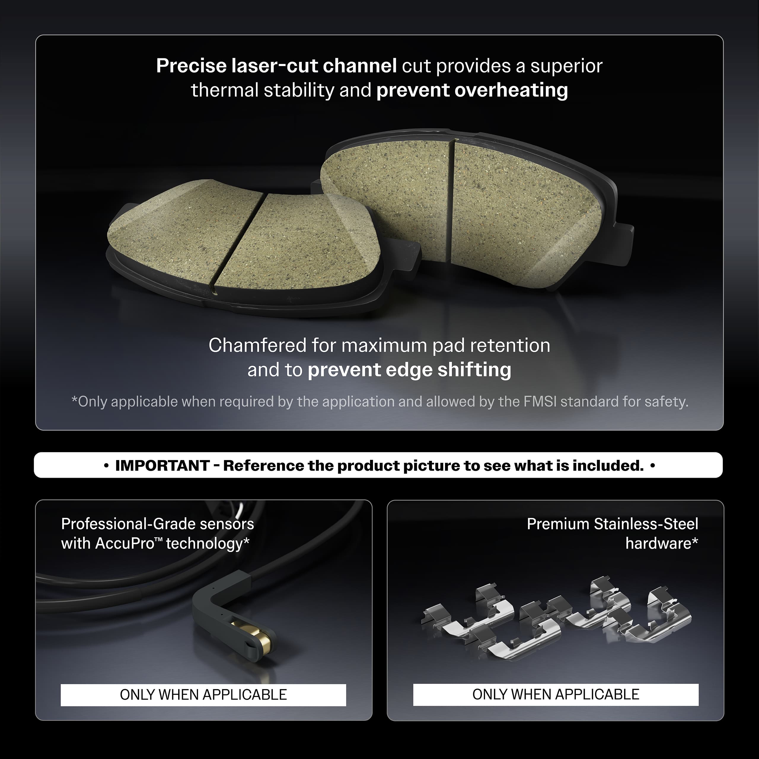 CMX - CMX-D1069 - Front Disc Brake Pad image 3