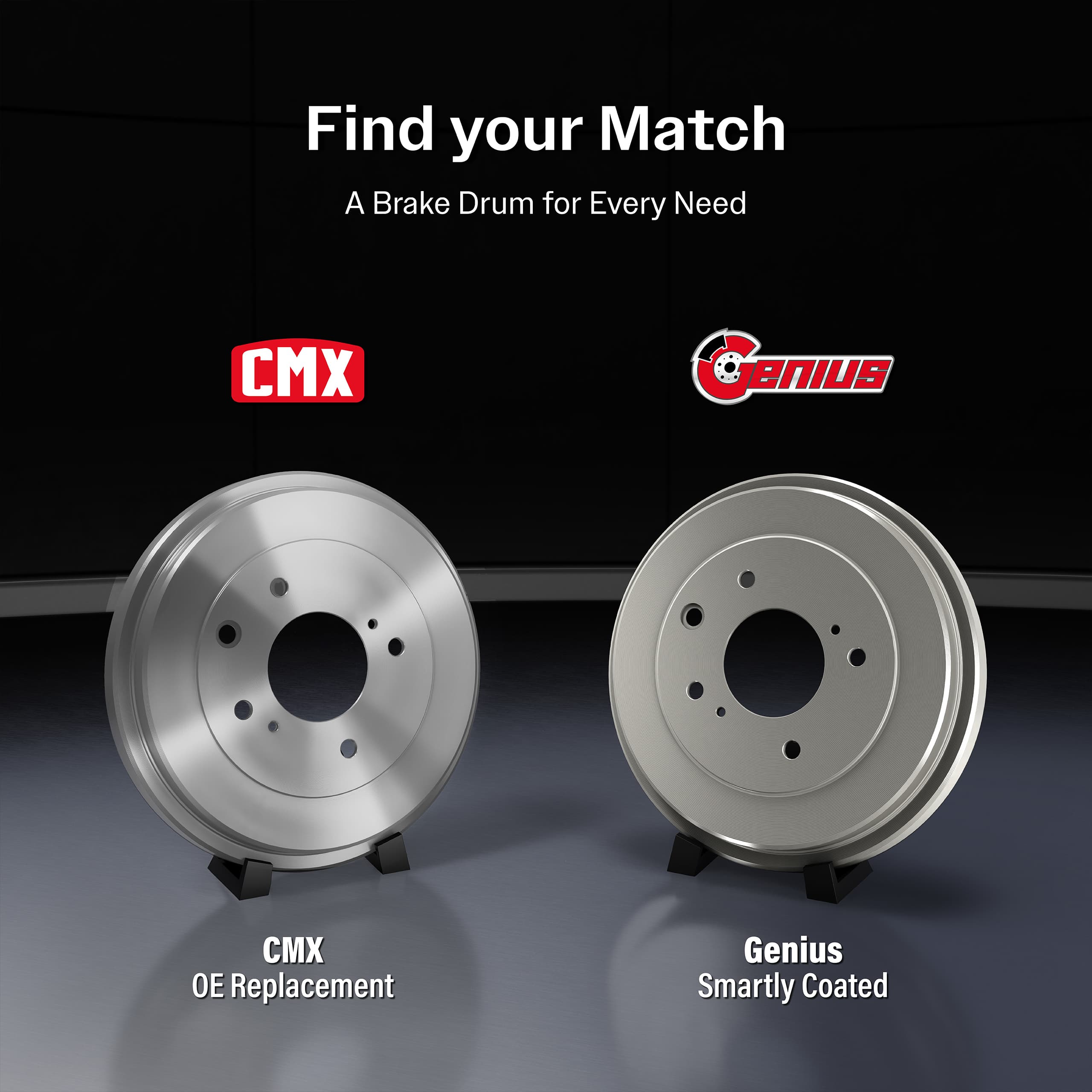Genius - KG-102103 - Rear Drum Brake and Hub Assembly Kits image 2
