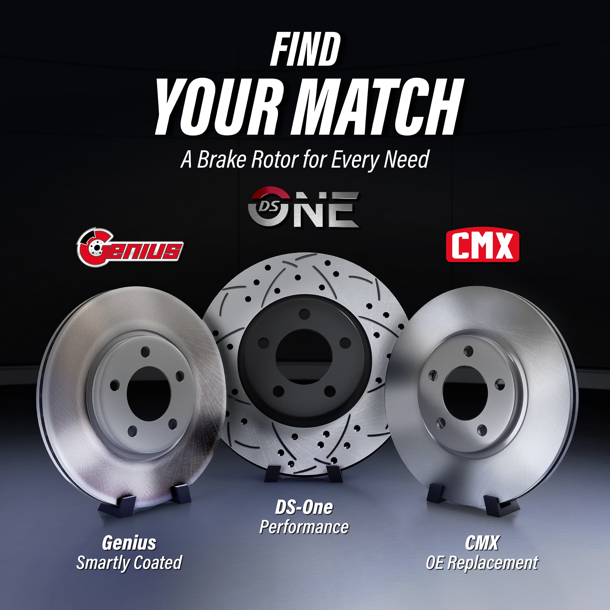 DS-One - KD-100398 - Front Disc Brake Rotor and Hub Assembly Kits image 2