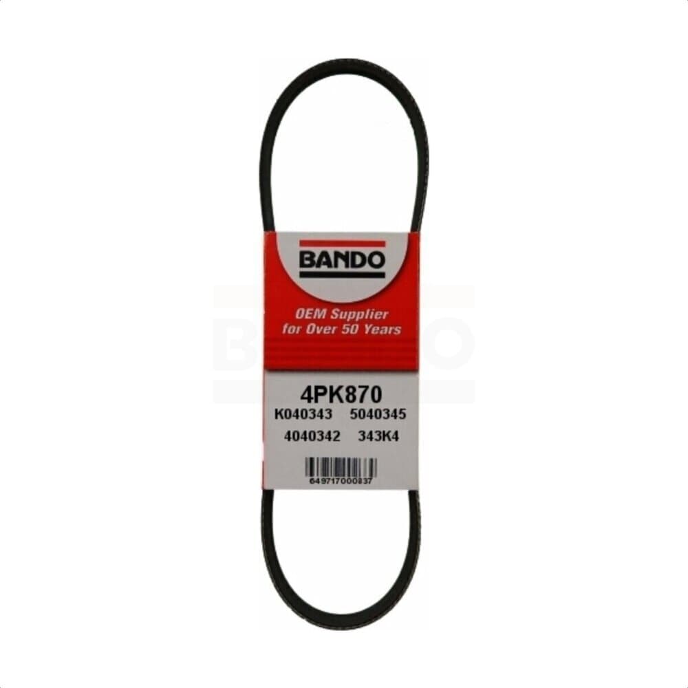 Bando - BAN-4PK870 - Air Conditioning Accessory Drive Belt image 1
