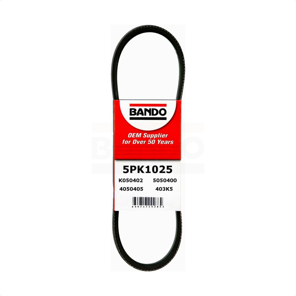 Bando - BAN-5PK1025 - Alternator and Air Conditioning Accessory Drive Belt image 1