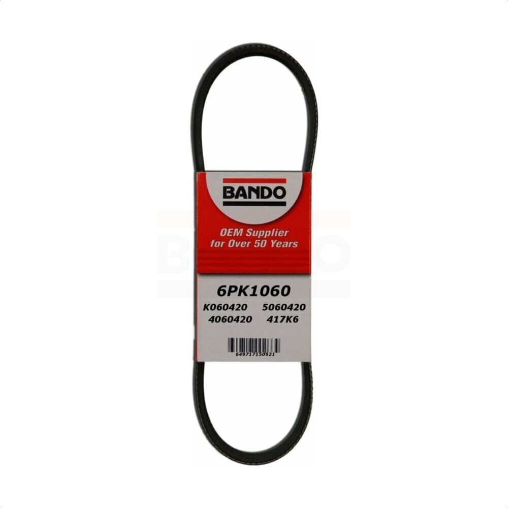 Bando - BAN-6PK1060 - Alternator and Air Conditioning Accessory Drive Belt image 1