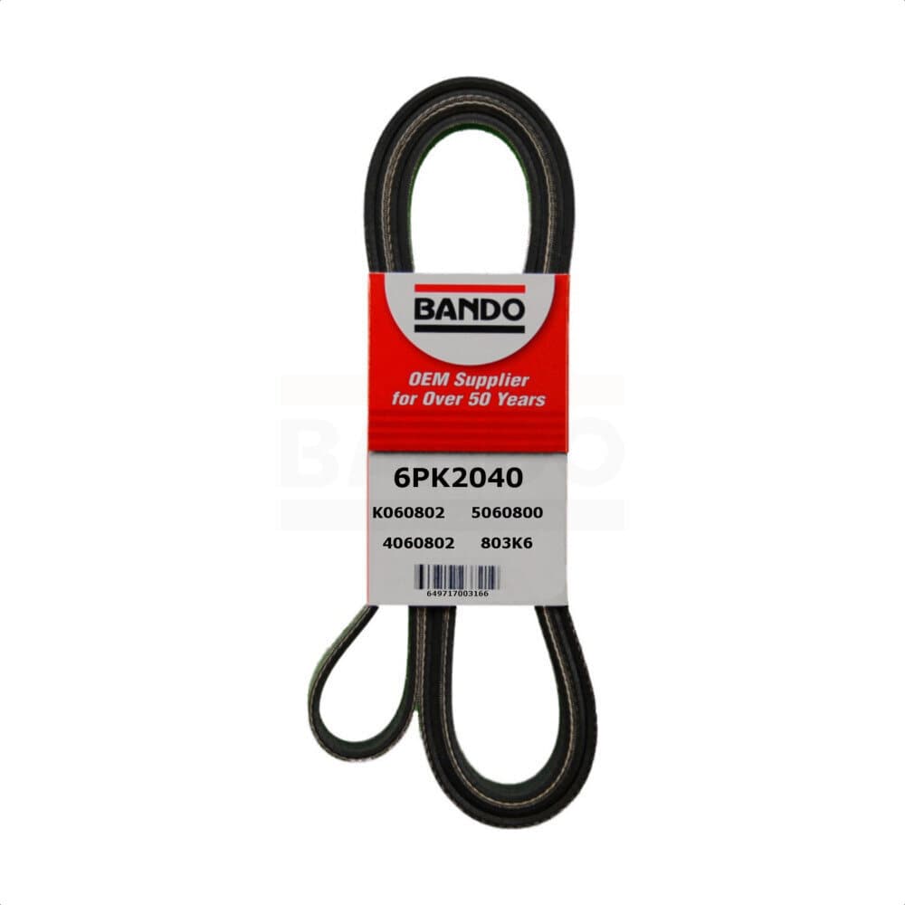 Bando - BAN-6PK2040 - Water Pump, Alternator and Power Steering Accessory Drive Belt image 1