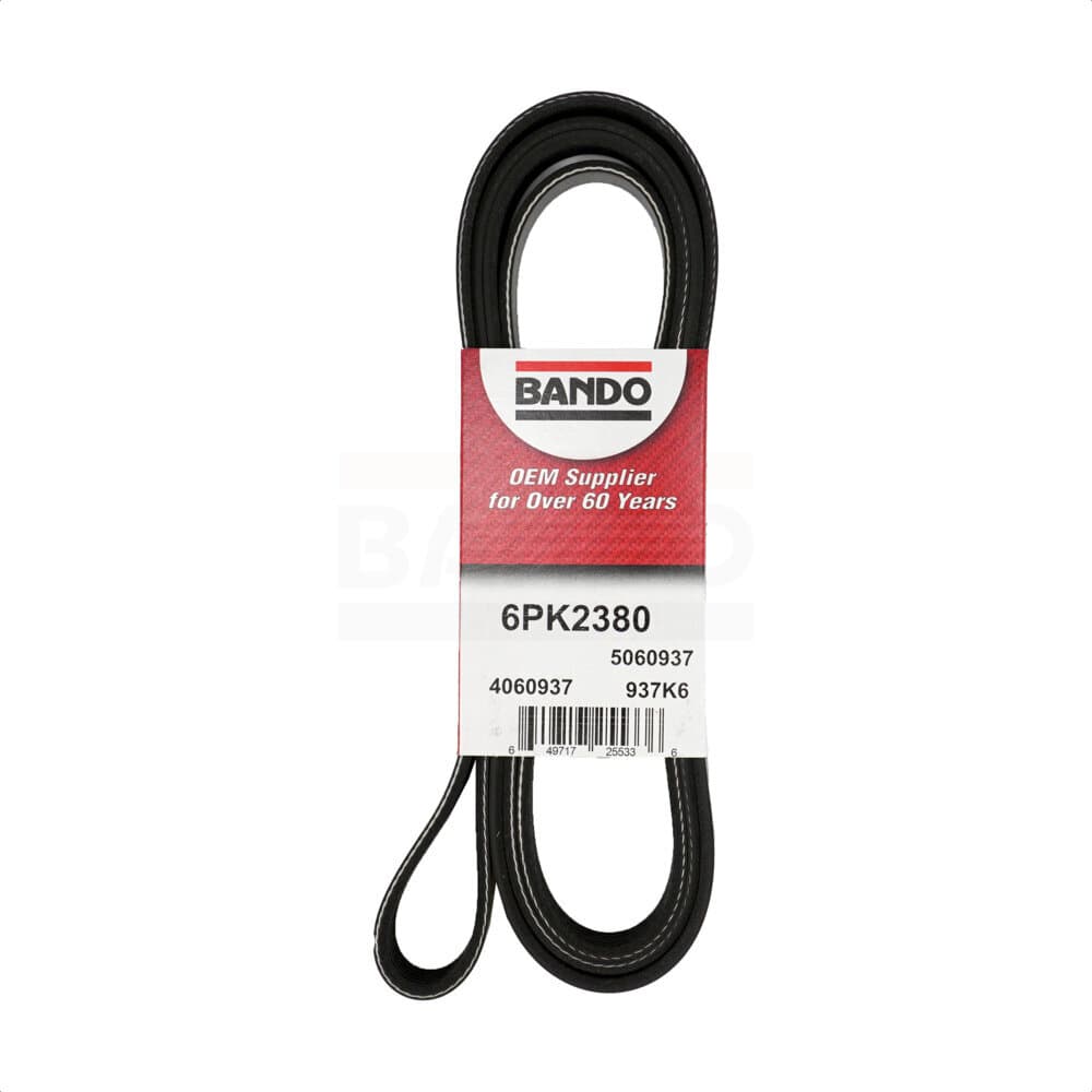 Bando - BAN-6PK2380 - Water Pump, Alternator, Air Conditioning and Power Accessory Drive Belt image 1