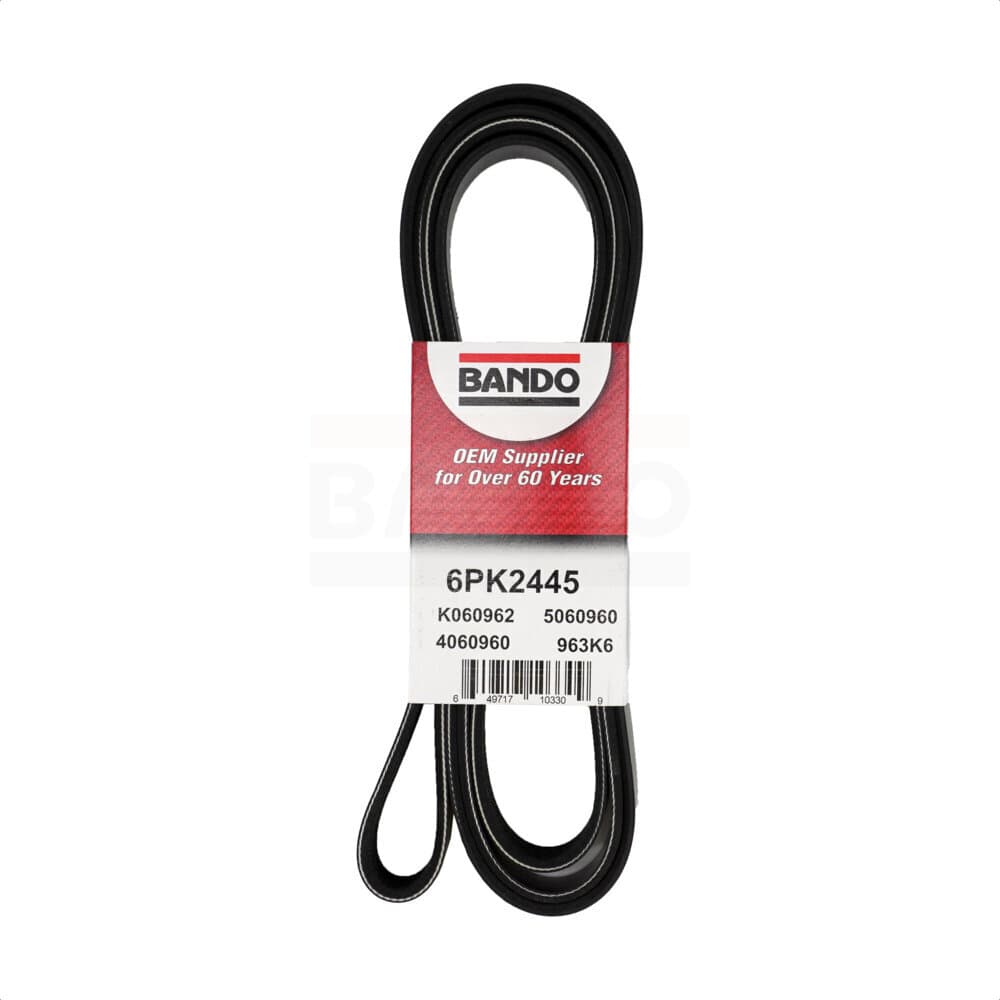Bando - BAN-6PK2445 - Air Conditioning, Air Pump, Alternator and Water P Accessory Drive Belt image 1