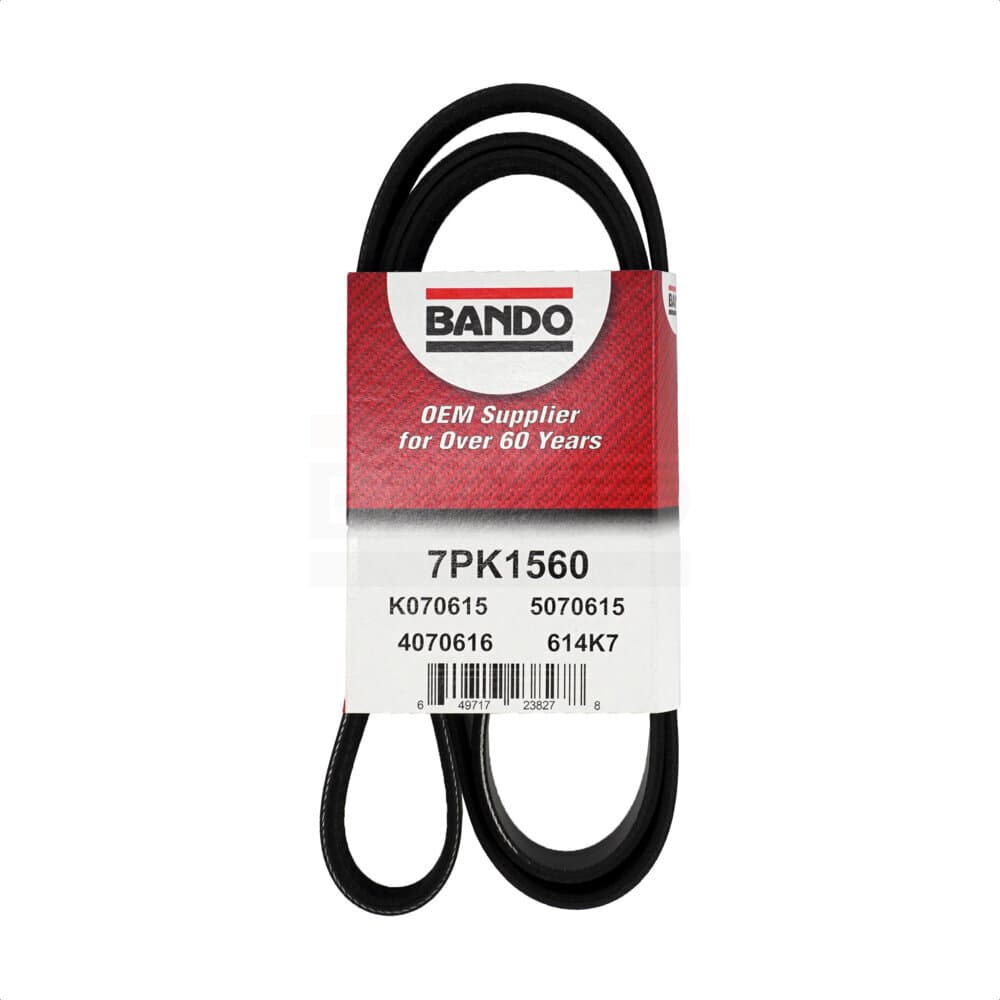Bando - BAN-7PK1560 - Water Pump, Alternator and Air Conditioning Accessory Drive Belt image 1