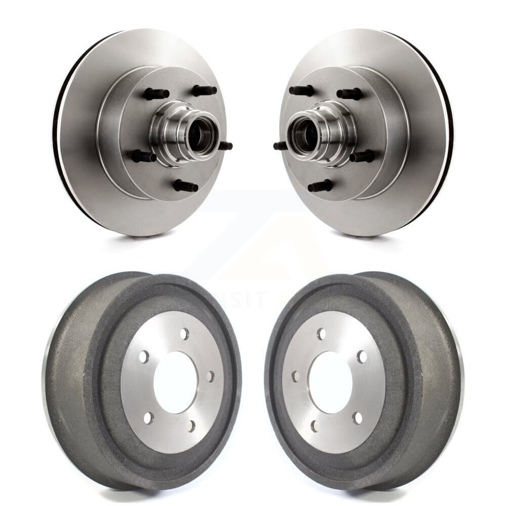 CMX - K8-102209 - Front and Rear Disc Brake Rotor and Hub Assembly Kits image 1