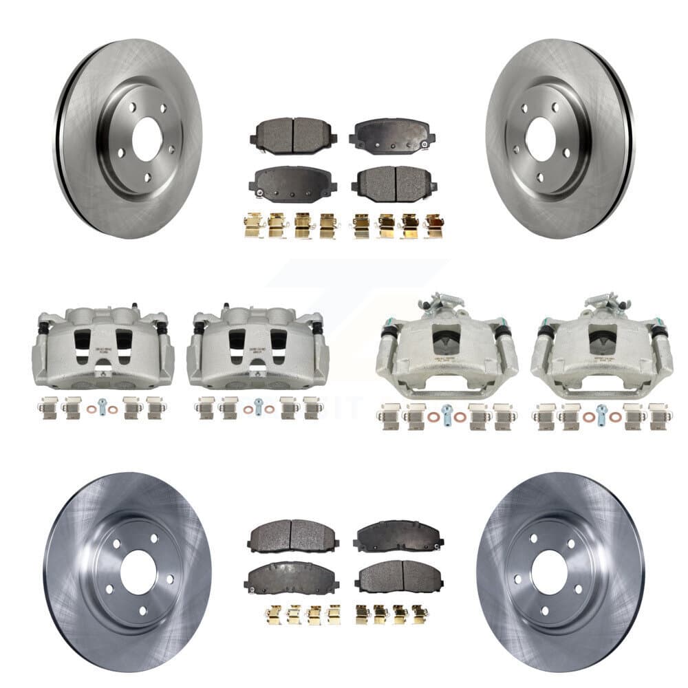 Transit Auto - KC8-101214T - Front and Rear Disc Brake Kits image 1