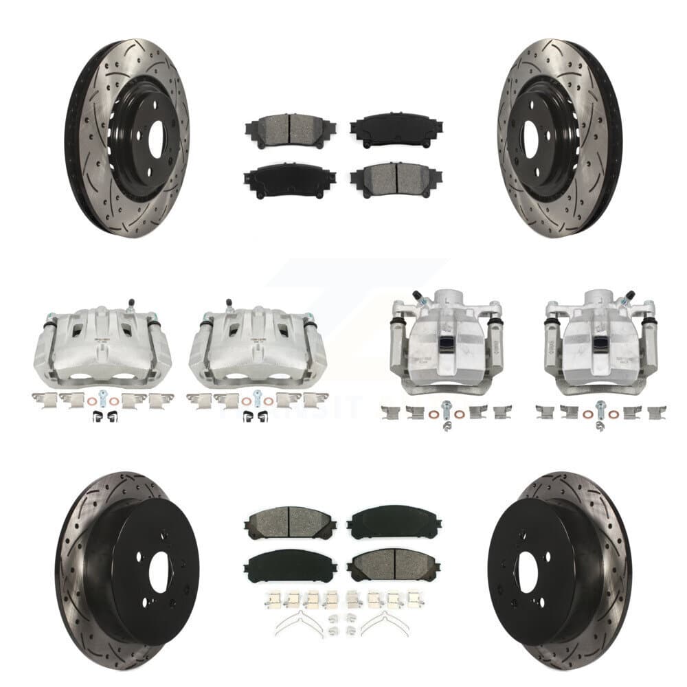 Transit Auto - KCD-100212S - Front and Rear Disc Brake Kits image 1