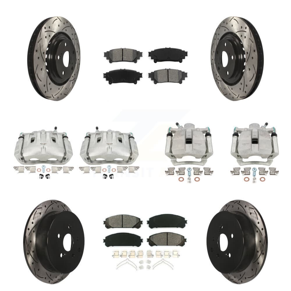 Transit Auto - KCD-100214S - Front and Rear Disc Brake Kits image 1