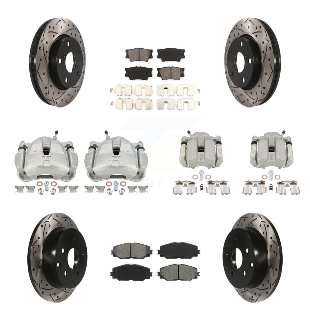 Transit Auto - KCD-100219S - Front and Rear Disc Brake Kits image 1