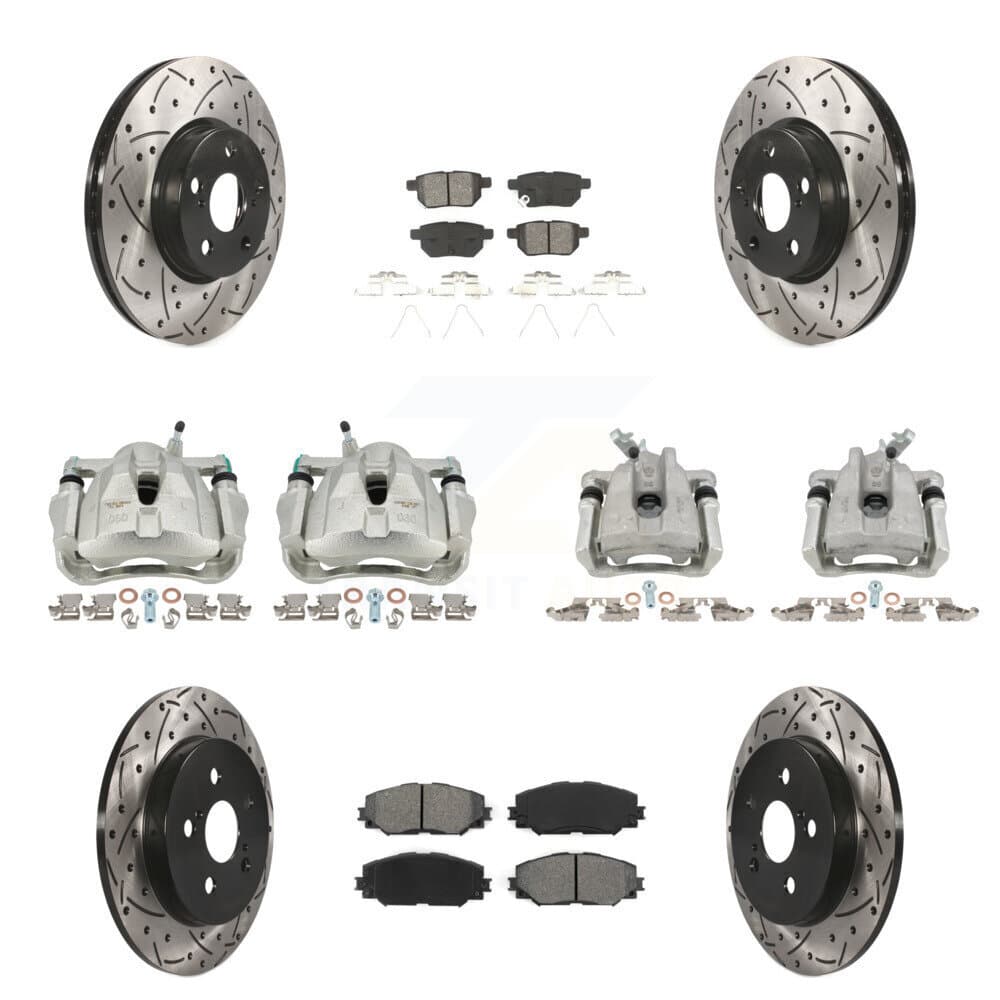 Transit Auto - KCD-100221S - Front and Rear Disc Brake Kits image 1