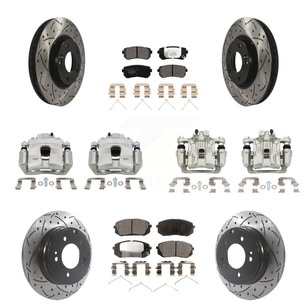 Transit Auto - KCD-100222T - Front and Rear Disc Brake Kits image 1