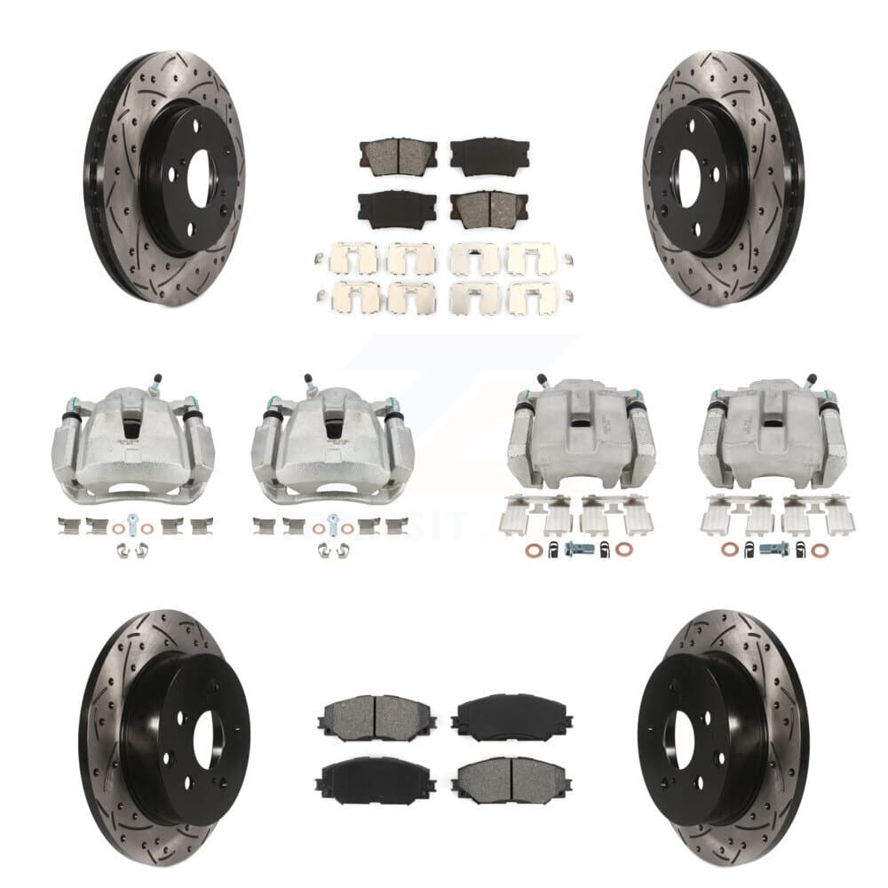 Transit Auto - KCD-100224S - Front and Rear Disc Brake Kits image 1