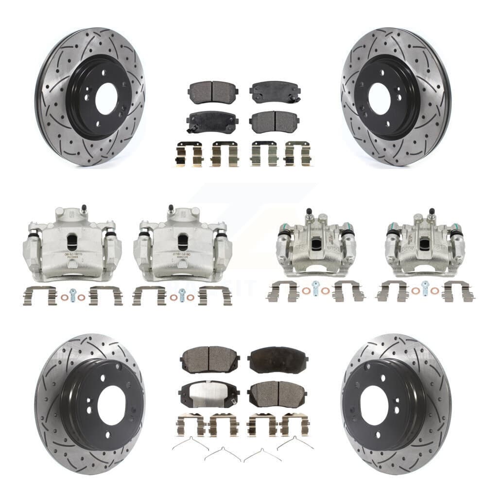 Transit Auto - KCD-100224T - Front and Rear Disc Brake Kits image 1
