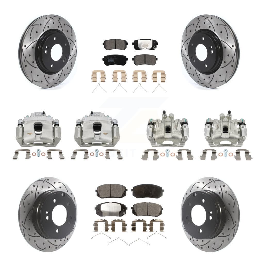 Transit Auto - KCD-100225T - Front and Rear Disc Brake Kits image 1