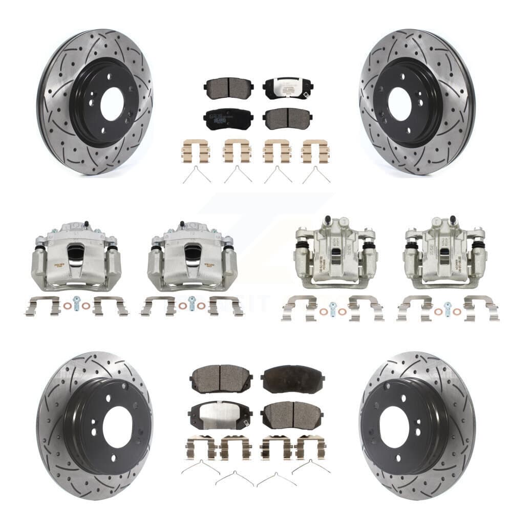 Transit Auto - KCD-100227T - Front and Rear Disc Brake Kits image 1
