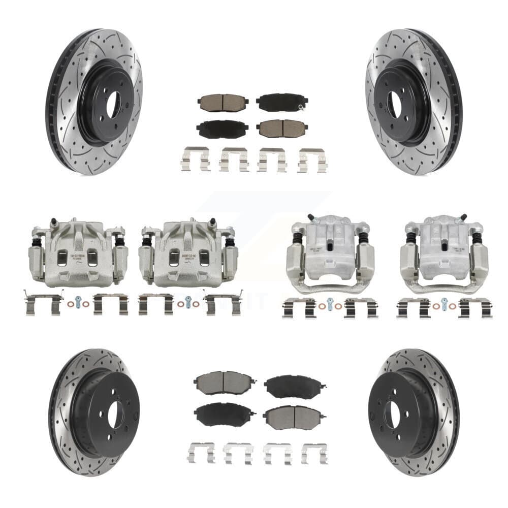 Transit Auto - KCD-100230C - Front and Rear Disc Brake Kits image 1