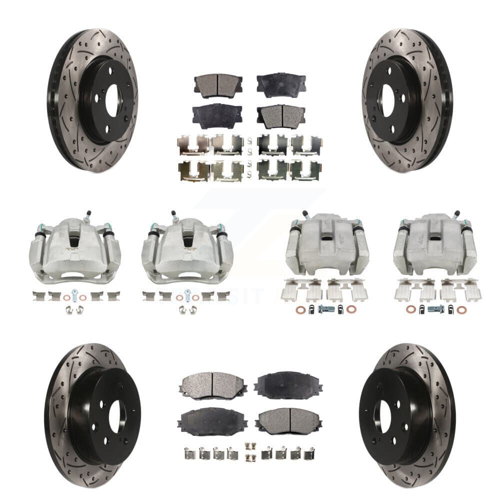 Transit Auto - KCD-100230P - Front and Rear Disc Brake Kits image 1