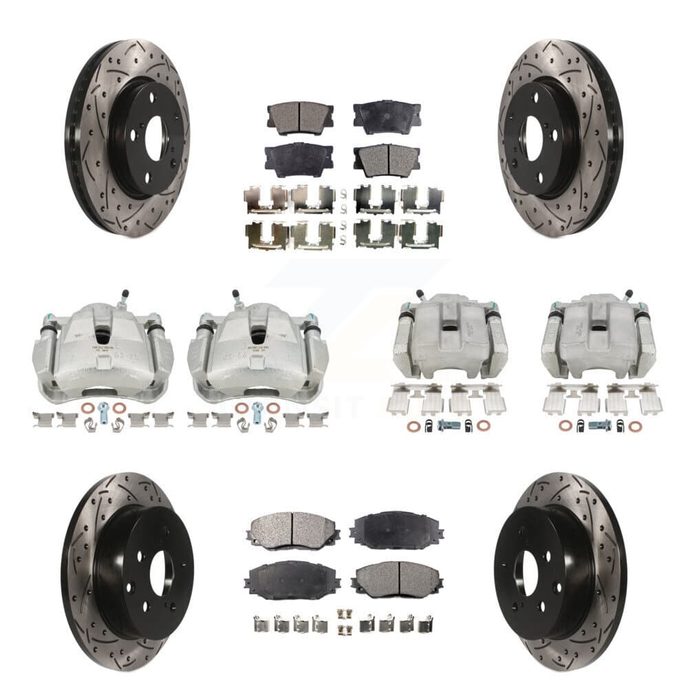 Transit Auto - KCD-100231P - Front and Rear Disc Brake Kits image 1
