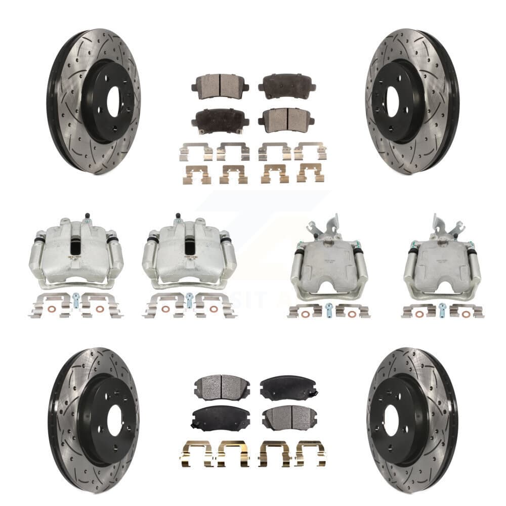 Transit Auto - KCD-100233P - Front and Rear Disc Brake Kits image 1
