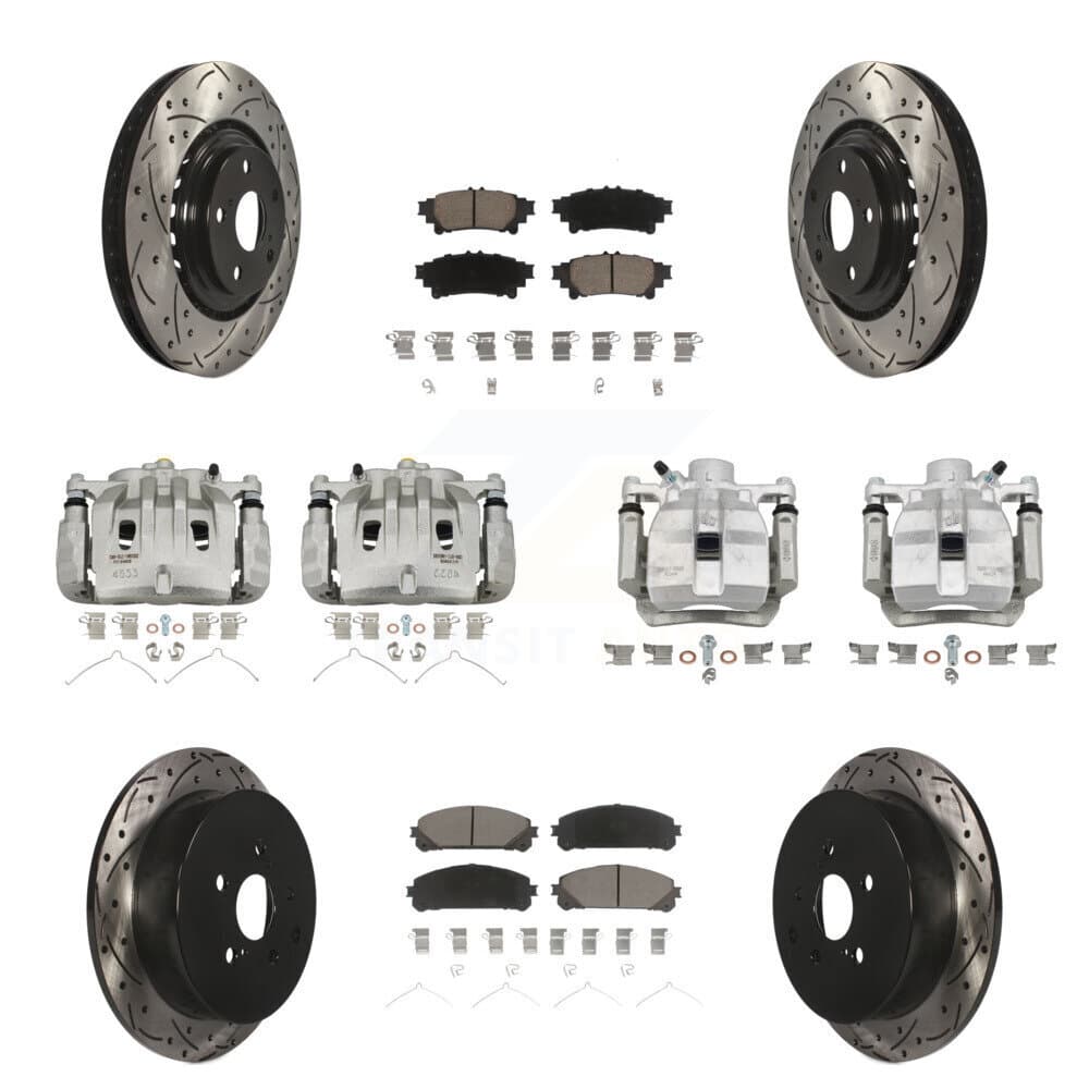 Transit Auto - KCD-100237C - Front and Rear Disc Brake Kits image 1