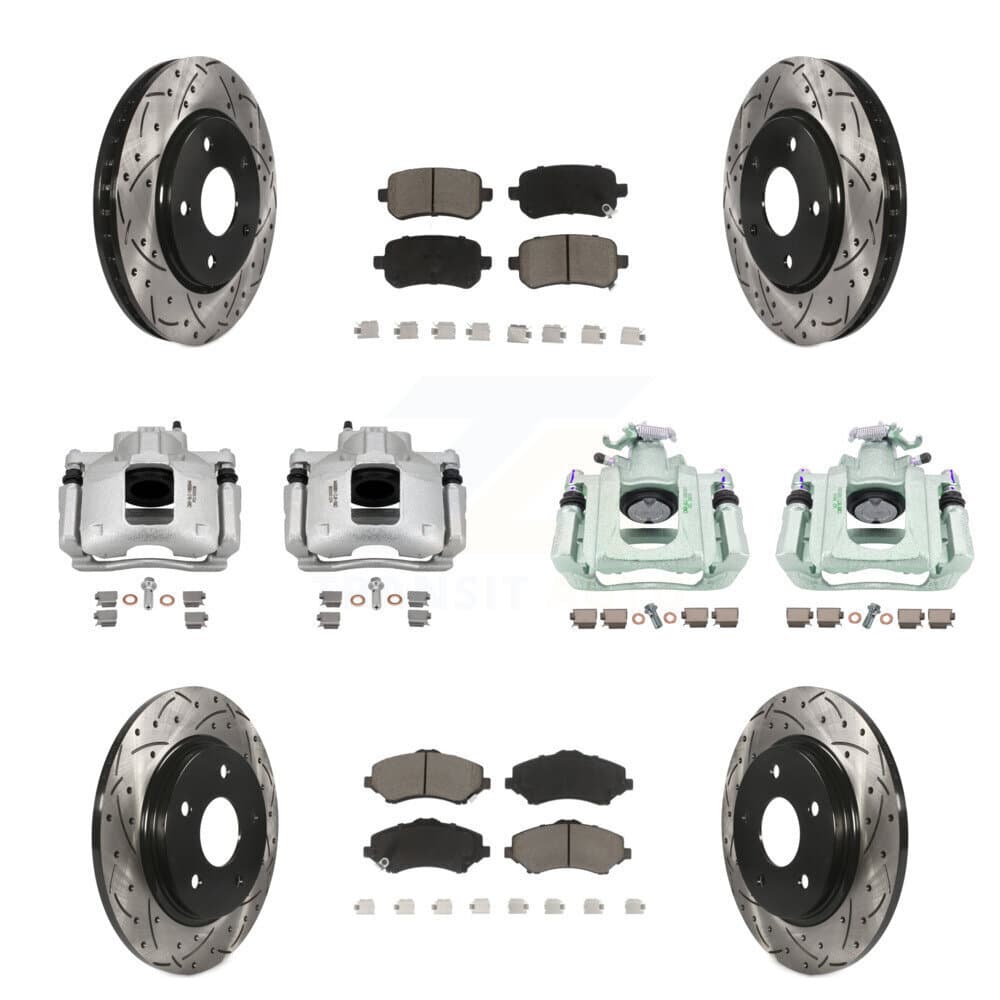 Transit Auto - KCD-100241C - Front and Rear Disc Brake Kits image 1
