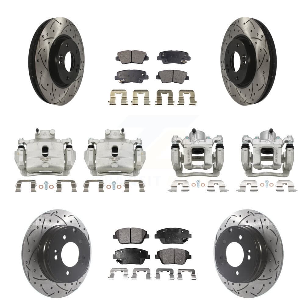 Transit Auto - KCD-100247T - Front and Rear Disc Brake Kits image 1