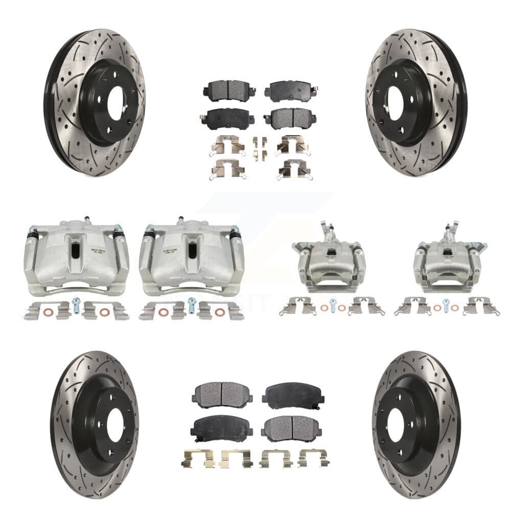 Transit Auto - KCD-100251T - Front and Rear Disc Brake Kits image 1