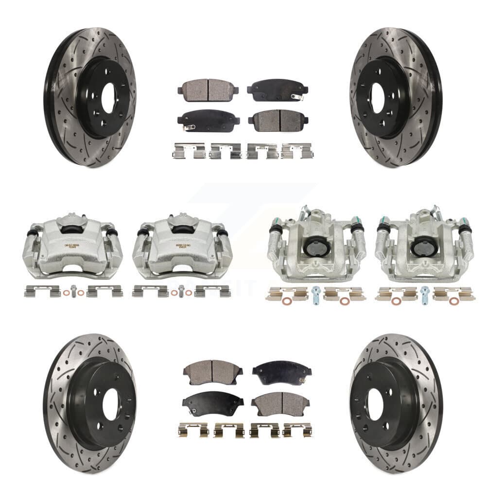 Transit Auto - KCD-100257T - Front and Rear Disc Brake Kits image 1