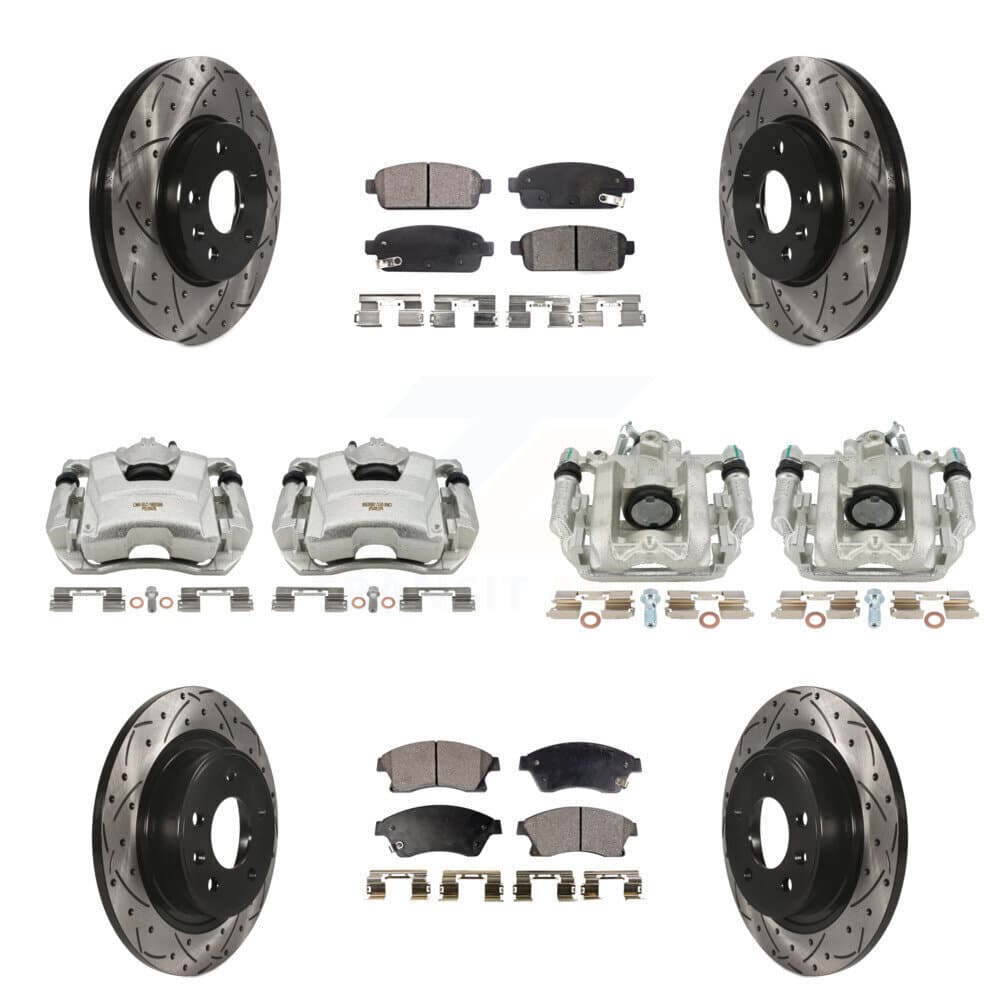 Transit Auto - KCD-100263P - Front and Rear Disc Brake Kits image 1