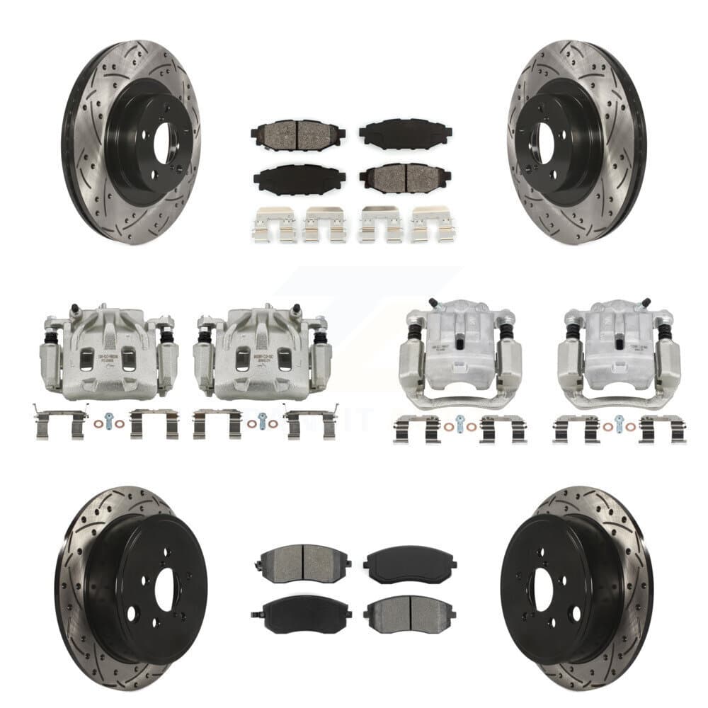 Transit Auto - KCD-100264S - Front and Rear Disc Brake Kits image 1