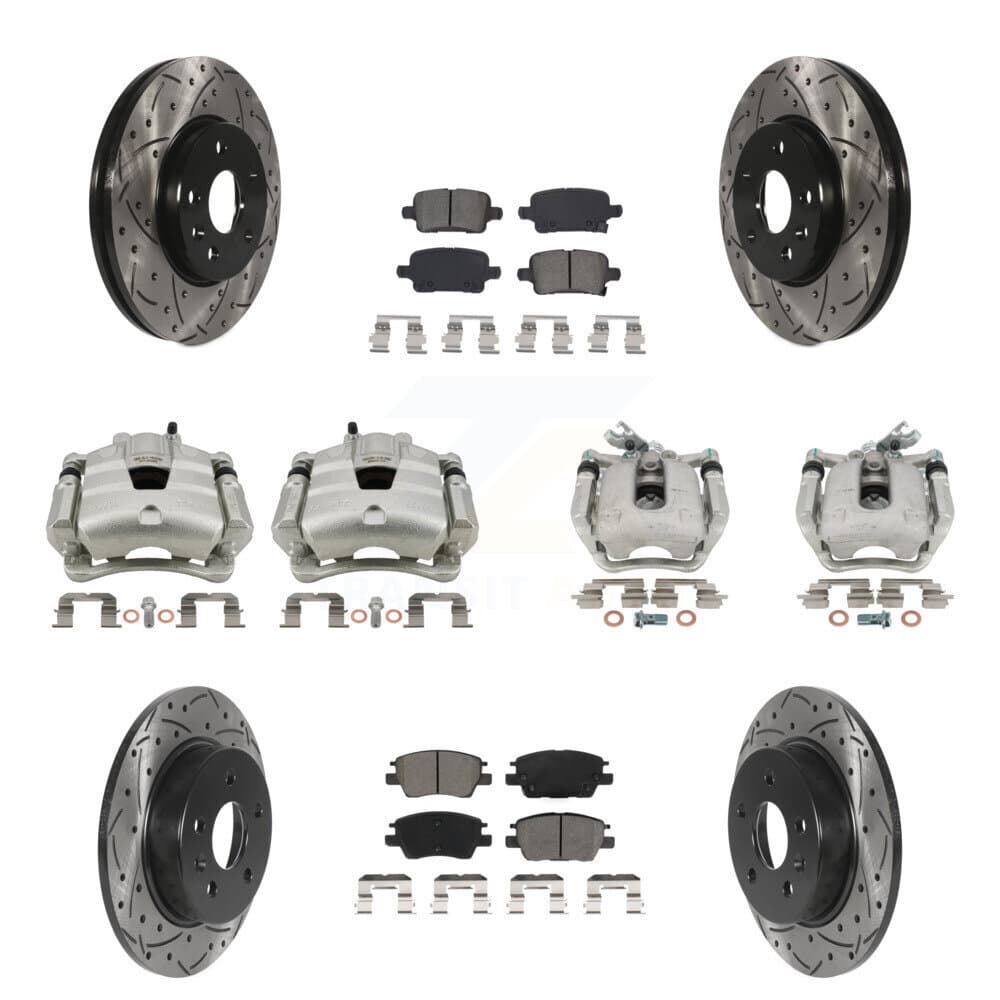 Transit Auto - KCD-100276S - Front and Rear Disc Brake Kits image 1